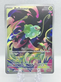 Bulbasaur 133/132 Mega Evolutions Illustration Rare Pokemon TCG NM - Image 1