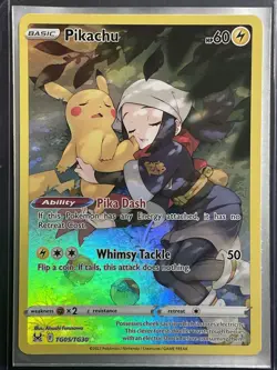 Pokemon Pikachu TCG TG05/TG30 Lost Origin Trainer Gallery Holo Ultra Rare - NM - Image 1