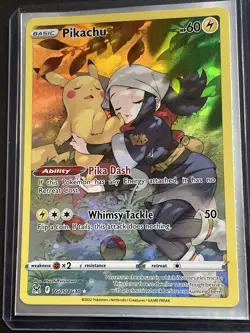 Pokemon Pikachu TCG TG05/TG30 Lost Origin Trainer Gallery Holo Ultra Rare - NM - Image 2