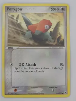 Pokemon TCG Porygon 69/115 - EX Unseen Forces 2005 - NM Condition - Image 1