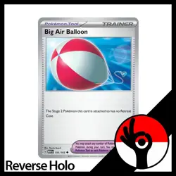 Pokemon TCG: Scarlet & Violet 151 - Reverse Holo - 155/165 - Big Air Balloon - Image 1