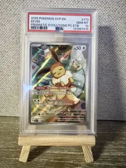 Eevee 173 Promo- Pokemon Center Stamped - Prismatic Evolutions - PSA 10 Gem Mint - Image 1