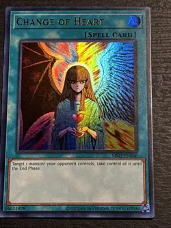 Change Of Heart MRD-EN060 Ultra Rare Yu-Gi-Oh Card Lightly Played LP - Image 1