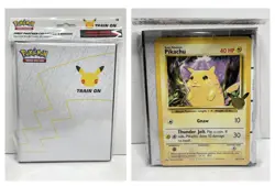 Pokemon 25th Anniversary First Partner Collectors Binder Oversize Pikachu Card 820650809606 - Image 1