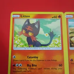 Litten Torracat pokemon cards Lot of 6 🐈 🔥 - Image 2