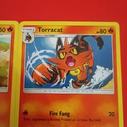 Litten Torracat pokemon cards Lot of 6 🐈 🔥 - Image 4