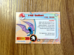 #42 Golbat - Pokemon Topps Card - Black Logo - Image 2