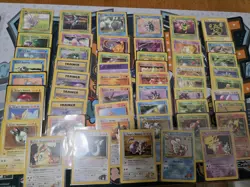 VINTAGE Pokemon Gym Heroes 54 Card Lot With Rares No Duplicates - Image 1