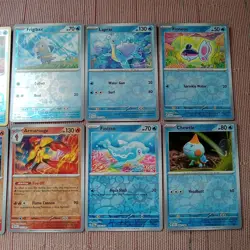 Pokemon Lot of 25 Reverse Holo Cards Lp Near Mint Condition & 5 Random Holos - Image 2