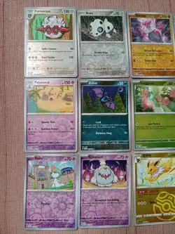 Pokemon Lot of 25 Reverse Holo Cards Lp Near Mint Condition & 5 Random Holos - Image 3