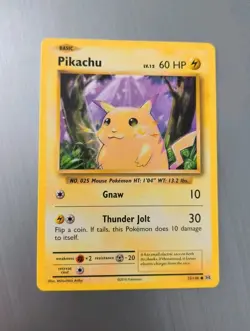 Pikachu 35/108 Evolutions Common Pokemon TCG Card 2016 - Near Mint Condition - Image 1