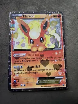 Flareon EX RC6/RC32 Pokemon Card Radiant Collection Generations MP-HP 2016 - Image 1
