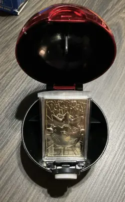 Pokemon 23K Gold Plated Trading Cards Limited Edition 1999 Burger King Set READ - Image 5