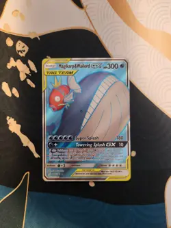 Magikarp & Wailord GX 160/181 Team Up Full Art Holo Card Pokemon Trading Card - Image 1