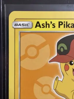 Ash's Pikachu SM110 Black Star Promo Movie Exclusive NM Pokemon Card English - Image 3