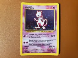 Mewtwo 10/102 Base Set Holo Rare Pokemon Card Nintendo Pokemon TCG WOTC NM - Image 1