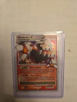 Pokemon TCG Heatran LV.X Ultra Rare Diamond & Pearl Promo Card Holo Free Ship - Image 1