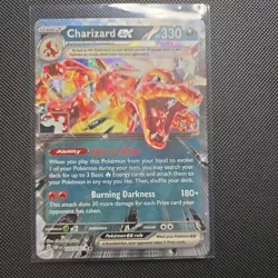 Charizard EX 125/197 Obsidian Flames Play! Prize Pack stamped Holo Pokemon Card - Image 1