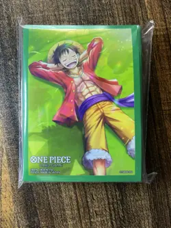 ONE PIECE TCG Official Card Sleeves ST21 EX Deck Monkey Luffy - Image 1