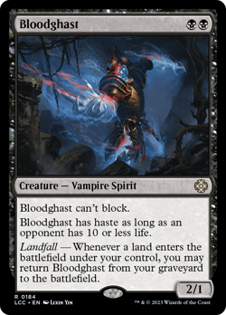 Bloodghast #184 | Near Mint | The Lost Caverns of Ixalan Commander Magic MTG - Image 1