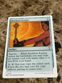 ISOCHRON SCEPTER Magic MTG Mystery Booster 2 White Border - Image 1