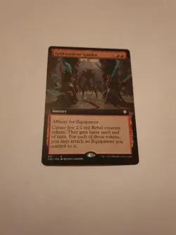 MTG Goldwardens’ Gambit (Extended Art) [Commander: All Will Be One, Near Mint] - Image 1