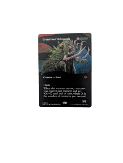Craterhoof Behemoth (Borderless) Tarkir: Dragonstorm Regular - Image 1