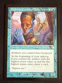1x Padeem Consul Of Innovation Retro Frame LP Commander The Brothers' War MTG - Image 1