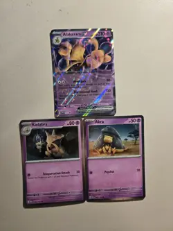 Pokemon 151 - Abra 063 Kadabra 064/165 Alakazam ex SVP 050 - Cosmos Holo Promos - Image 1
