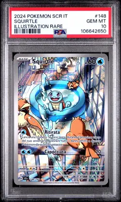 Pokemon Squirtle 148 Corona Astrale Italiano Ita squirtle italiano psa 10 - Image 1