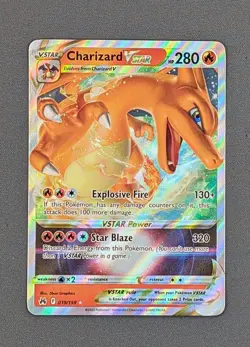 Charizard V Star 19/159 - Crown Zenith Holo Rare - NM/MINT - Pokemon TCG - Image 1