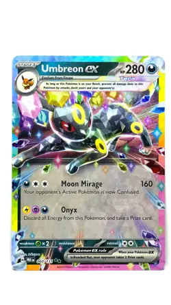 Pokemon TCG Umbreon ex 060/131 Prismatic Evolutions SV09 NM - Image 1