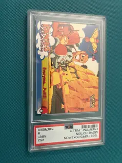 Everyone Pull [Foil] #52 Pokemon 1999 Topps Movie PSA Mint 9 - Image 1