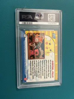 Everyone Pull [Foil] #52 Pokemon 1999 Topps Movie PSA Mint 9 - Image 3