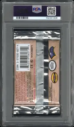 1999 Pokemon 1st Edition Fossil Aerodactyl PSA 9 Foil Booster Pack MINT! - Image 2