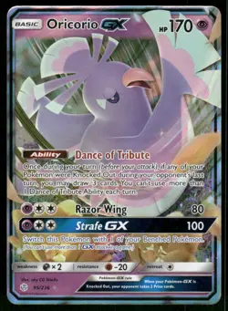 Oricorio GX 95/236 Ultra Rare Holo NM Pokemon SM - Cosmic Eclipse - Image 1