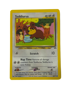 Pokemon Tcg Teddiursa 65/75 Neo Discovery (NM) - Image 1