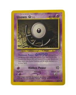 Pokemon Tcg Unown U 51/75 Neo Discovery (NM) - Image 1