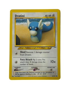 Pokemon Tcg Dratini 63/105 Neo Destiny (EX-NM) - Image 1
