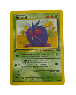 Pokemon Tcg Venonat 63/64 1st Edition Jungle Set (NM) - Image 1