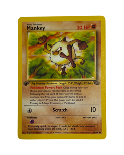 Pokemon Tcg Mankey 55/64 1st Edition Jungle Set (NM) - Image 1