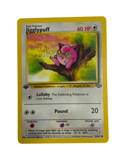 Pokemon Tcg Jigglypuff 54/64 1st Edition Jungle Set (NM) - Image 1