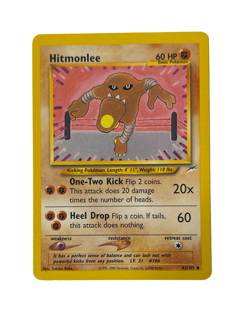 Pokemon Tcg Hitmonlee 42/105 Neo Destiny (EX-NM) - Image 1