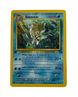 Pokemon Tcg Omastar 40/62 1st Edition Fossil Set (EX-NM) - Image 1