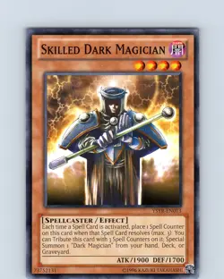 Yu-Gi-Oh TCG Skilled Dark Magician YSYR-EN013 Unlimited Regular Common Card NM - Image 1