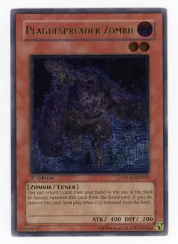 Plaguespreader Zombie - CSOC-EN031 - Ultimate Rare - 1st Edition x1 Lightly Play - Image 1