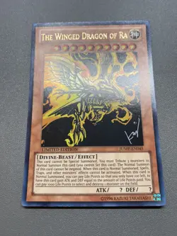 Yugioh The Winged Dragon Of Ra Limited Edition Ultra Rare JUMP-EN045 MP - Image 1