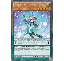 Yugioh - White Wing Magician (Ultra Rare) (1st Edition) - PEVO-EN005 P - Image 1