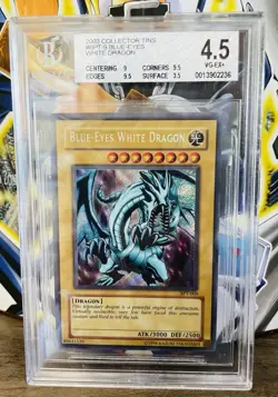 Yu-Gi-Oh! Blue-Eyes White Dragon BPT-009 Secret Rare BGS 4.5 - Image 1