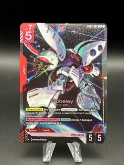 Qubeley (GD02-036) [Foil] (NM) - Gundam Card Game - Dual Impact (ENG) - Image 1